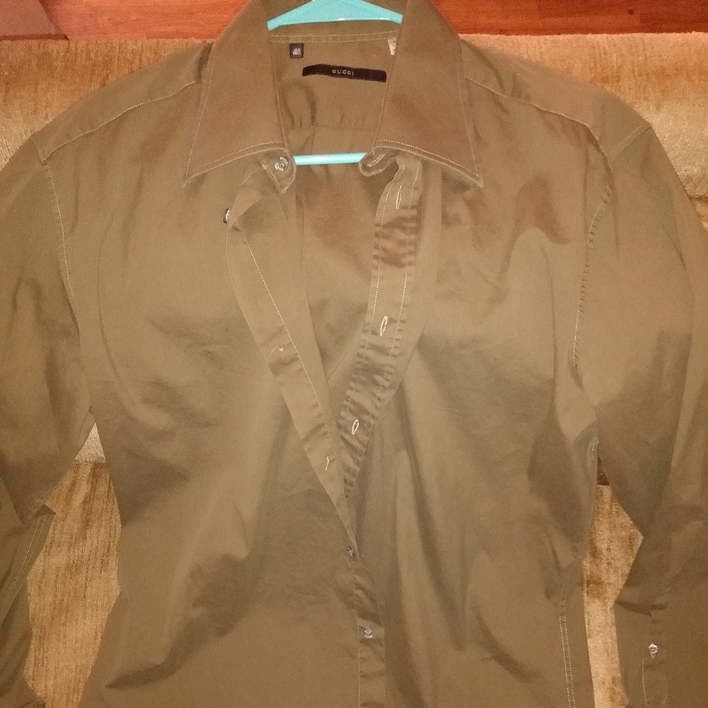 Gucci dress shirt flawless 42 16 1/2 or 16.5 M/L